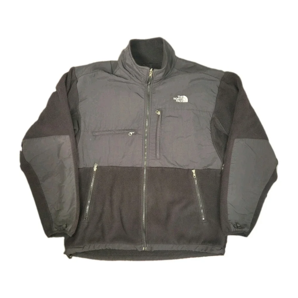 The North Face Denali Jacket Mens XL Black Polartec Fleece Full Zip Hiking Lined